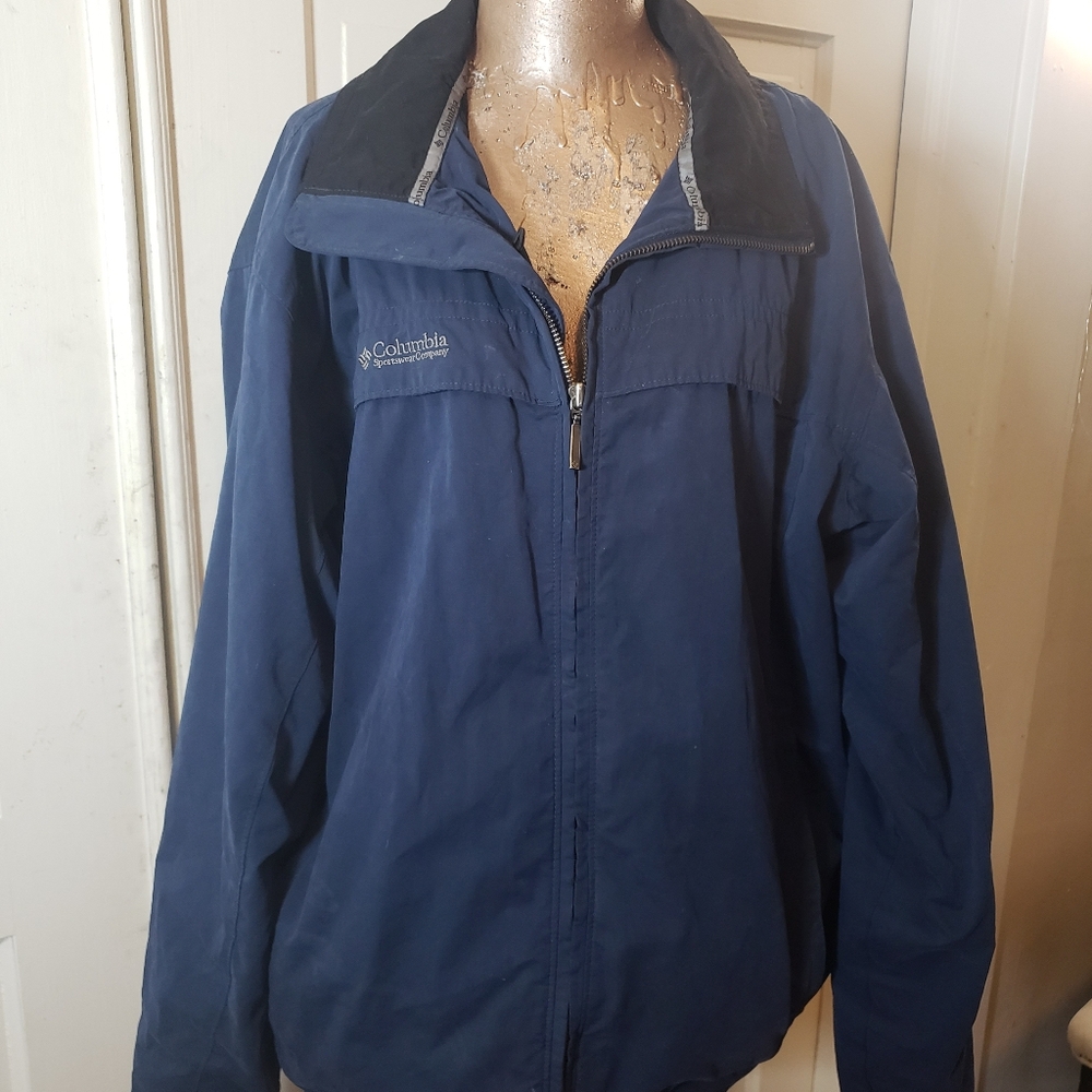 Columbia Navy Jacket Large